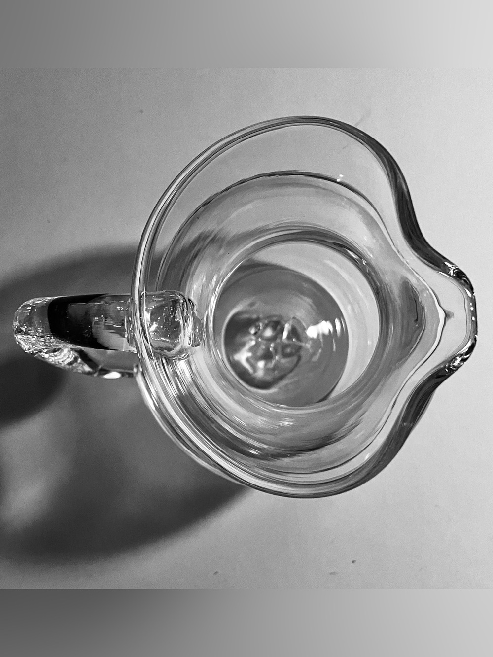 SIMON PEARCE Meriden CREAMER / Hand-Blown Glass / AMERICAN MADE / Discontinued - Picture 6 of 8